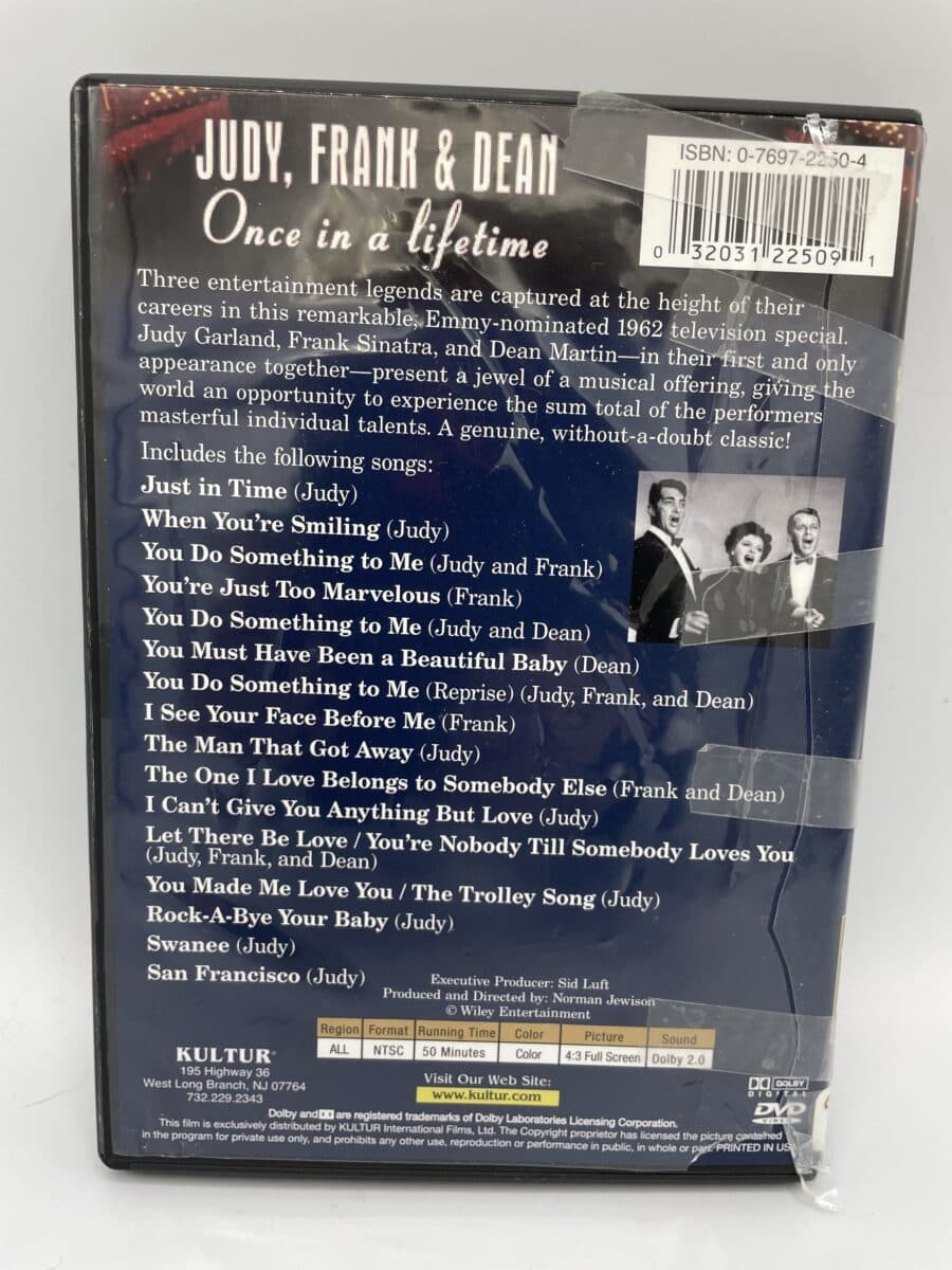 Judy, Frank & Dean - Once in a Lifetime - DVD - Image 2