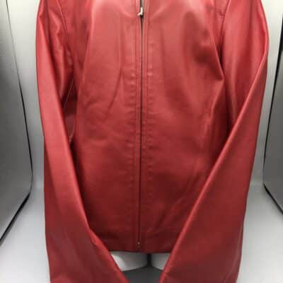 Newport News Red Leather Jacket  The Men's Exchange